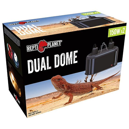 Apgaismojums terārijam Repti Planet Lamp Dual Dome 2x150W