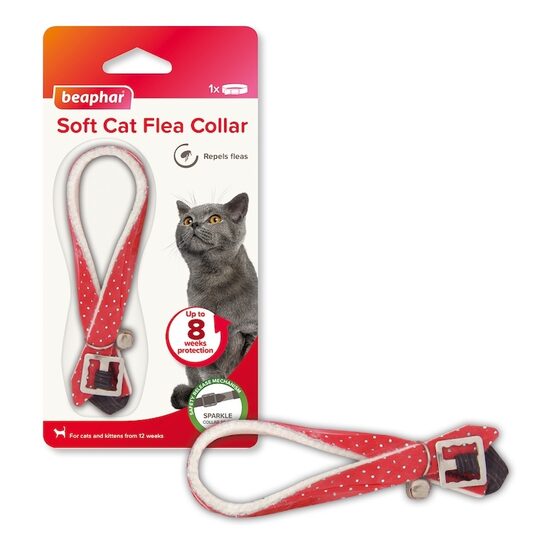 Beaphar Soft Collars Cats Sparkle - pretblusu kaklasiksna kaķiem ( bez pesticīdiem)