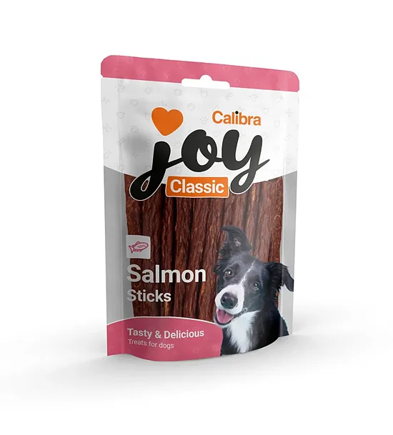 Calibra Joy Dog Classic Salmon Sticks 80g - pusmīksts kārums suņiem