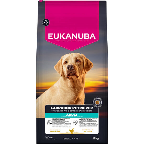 Eukanuba Adult Labrador Retriever, Chicken 12 kg