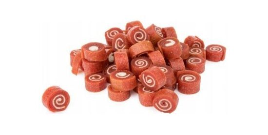 HAU & MIAU sushi lamb and fish 500g - papildbarība pieaugušiem suņiem, suši ar jēra gaļu un zivīm