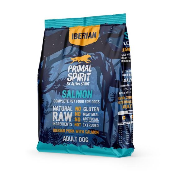 Primal Spirit Iberian Salmon 1kg - barība suņiem ar lasi 