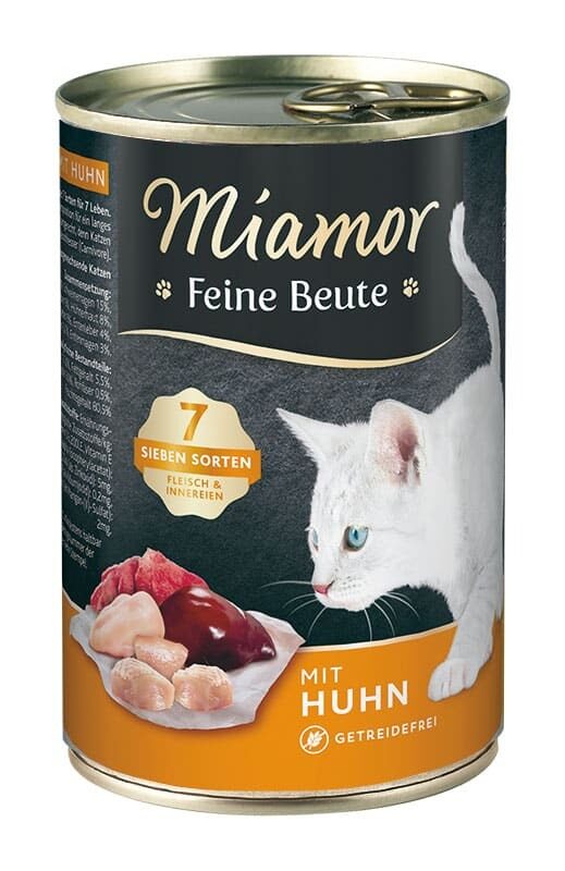 MIAMOR Feine Beute Huhn 400g - konservi kaķiem ar vistas gaļu