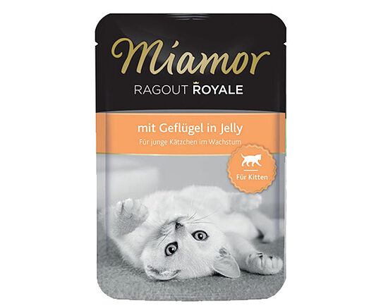 MIAMOR Ragout Royale Kitten Chicken 100g - konservi kaķēniem ar vistu
