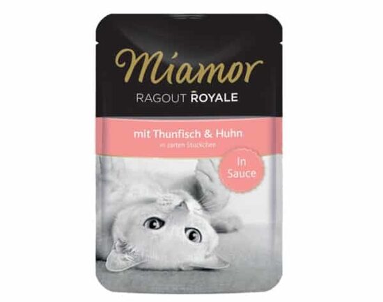 MIAMOR Ragout Royale Thunfisch&Huhn 100g - konservi kaķiem ar vistu un tunci