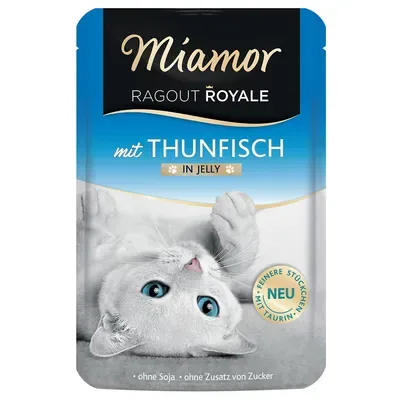 Miamor Ragout Royale Tuna in Jelly 100g - konservi ar tunci želejā