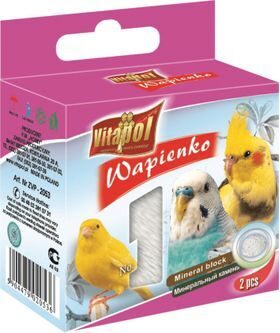 Vitapol MINERAL BLOCK natural for birds 35g - minerālu akmens putniem