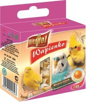Vitapol MINERAL BLOCK orange for birds 35g - minerālakmens ar apelsīniem