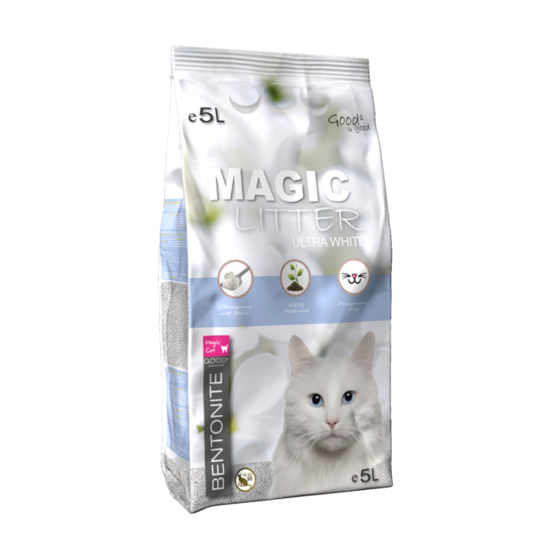 Magic Litter Bentonite Ultra White, 5 l
