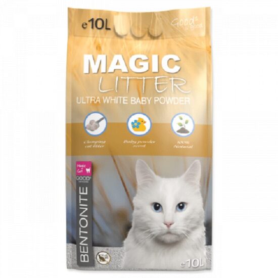 Magic Litter Bentonite Ultra White Baby Powder, 10 L