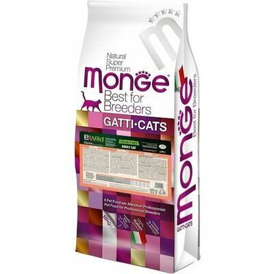 Monge Cat Breeder BWild Grain Free Adult Salmon with Peas 10 kg