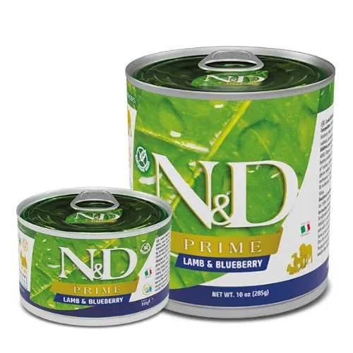 N&D DOG PRIME LAMB BLUEBERRY ADULT 140G 