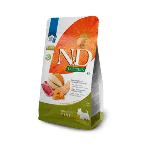 N&D DOG PUMPKIN DUCK MELON MINI 2kg (pīle, ķirbis un kantalupes melone)