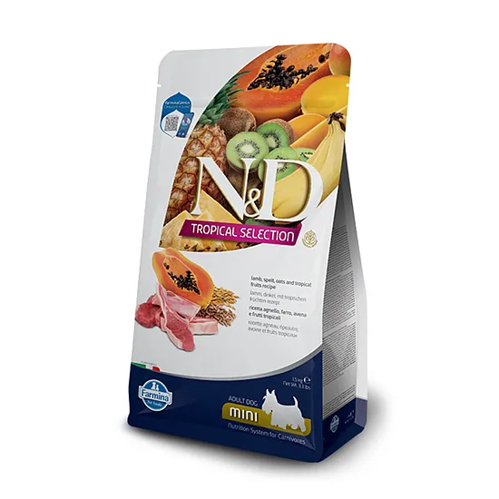 N&D DOG TROPICAL SELECTION LAMB ADULT MINI 5kg