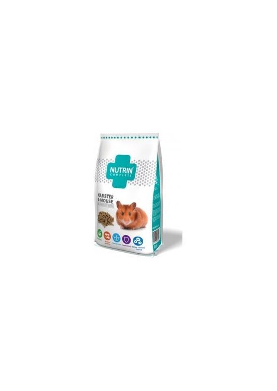 NUTRIN Complete Hamster & Mouse 400gr - COMPLETE EXTRUDED FEED FOR HAMSTERS AND MICE