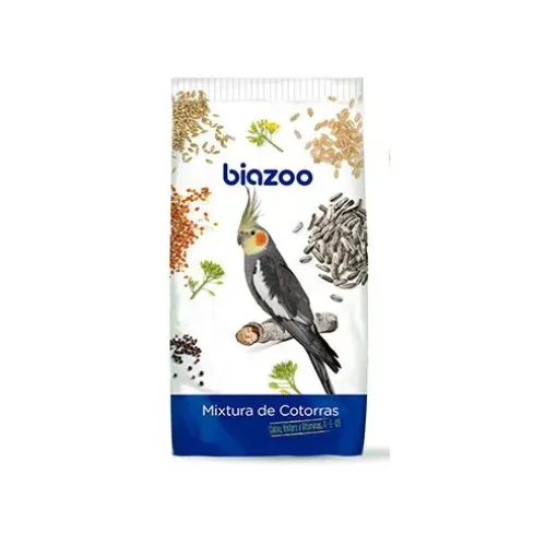 BIOZOO Mixtura de Cotorras 1kg - barība vidējiem papagaiļiem