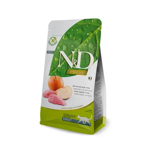 N&D CAT PRIME BOAR APPLE 1,5kg