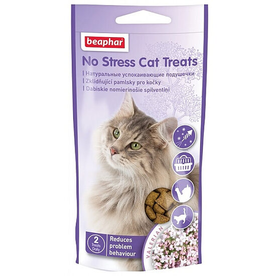 Beaphar No stress Cat Treats, 35 g - nomierinošs gardums kaķiem