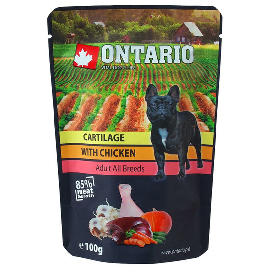 Ontario Dog Cartilage with Chicken in Broth, 100 gr