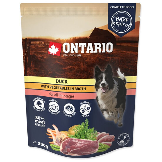 Ontario Dog Duck with vegetables in broth, 300 gr