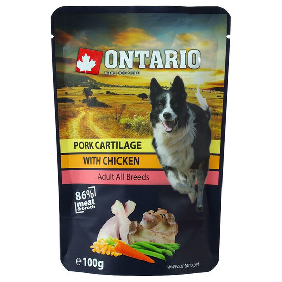 Ontario Dog Pork Cartilage with Chicken in Broth, 100 gr