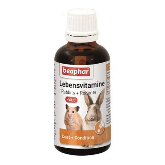 Papildbarība grauzējiem – Beaphar Lebensvitamine, 50 ml