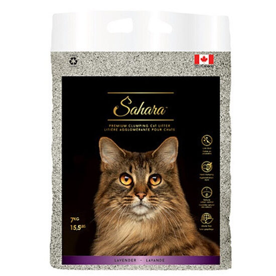 Sahara Lavender, 7kg - clumping litter with lavender scent