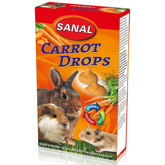 Sanal Carrot Drops, 45g - burkānu gardumi
