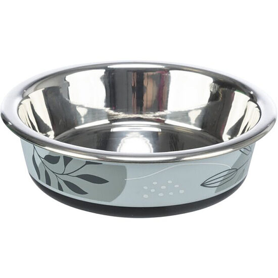 Trixie Bowl, sainless steel/ plastic/ rubber 1.6 l/21cm