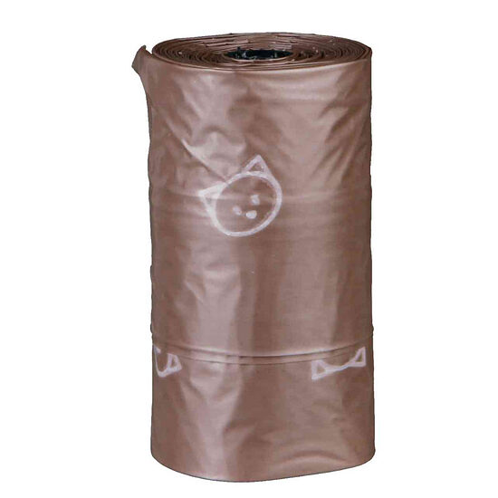 Trixie Cat Waste Bags, 3 ruļļi pa 10 maisiņiem - maisiņi dzīvnieku ekskrementu savākšanai 