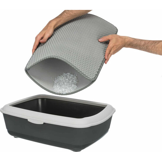 Trixie Cat litter tray sieve-mat, EVA, 40 × 70 cm - divu slāņu paklājs kaķu tualetei