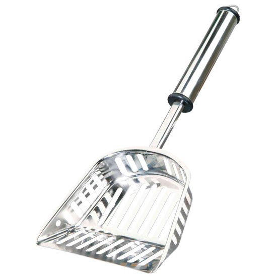 Trixie Litter Scoop for all common types of Litter, M - lāpstiņa no nerūsējoša tērauda kaķu tualetei