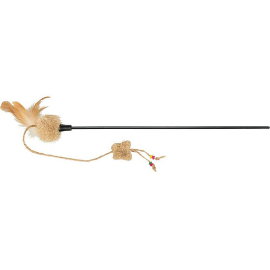 Trixie Playing Rod with butterfly and ball, 54 cm