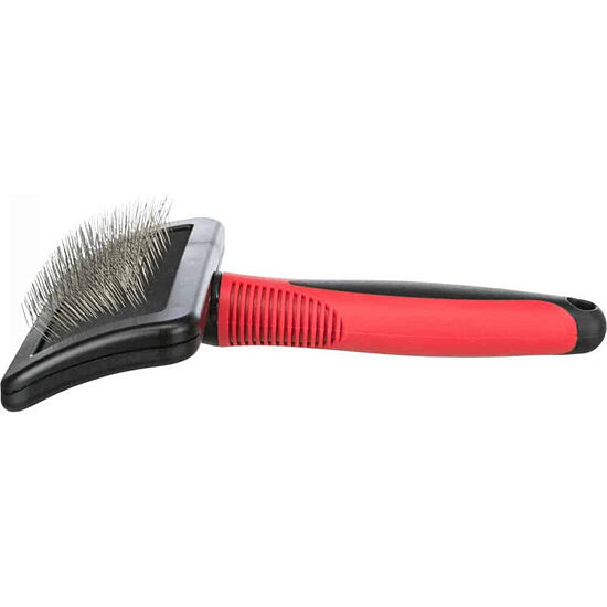 Trixie Soft brush, plastic/metal bristles, 9 × 16 cm