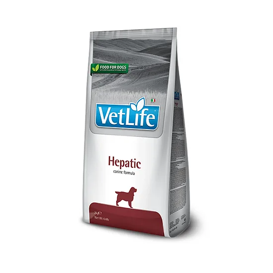 VET LIFE DOG HEPATIC 12kg - diētiskā barība suņiem aknu funkciju veicināšanai hroniskas aknu mazspējas gadījumā