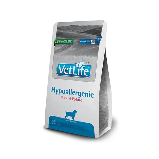 VET LIFE DOG HYPOALLERGENIC PORK & POTATO 12kg