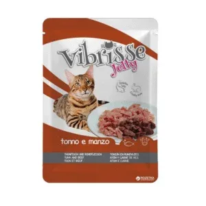 VIBRISSE CAT TUNA BEEF JELLY 70G