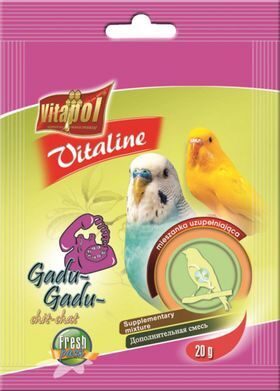 Vitapol VITALINE Chit-Chat supplementary mixture for budgie 20g - papildbarība ar vitamīniem viļņainajiem papagaiļiem