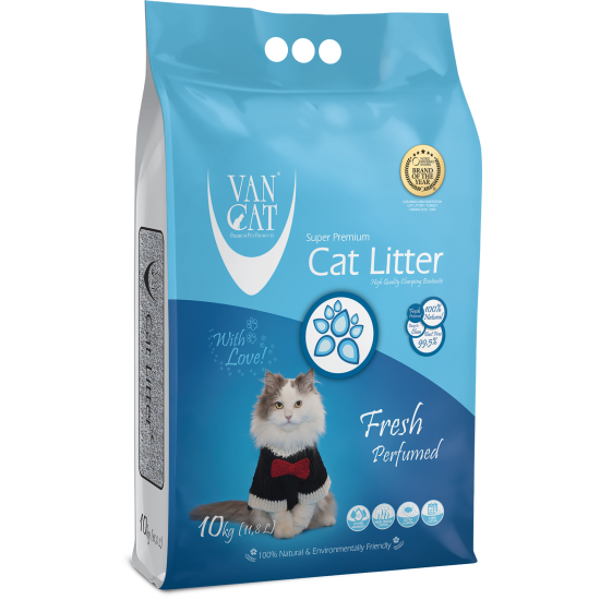 Van Cat Fresh 10kg - сementējošās smiltis kaķu tualetēm