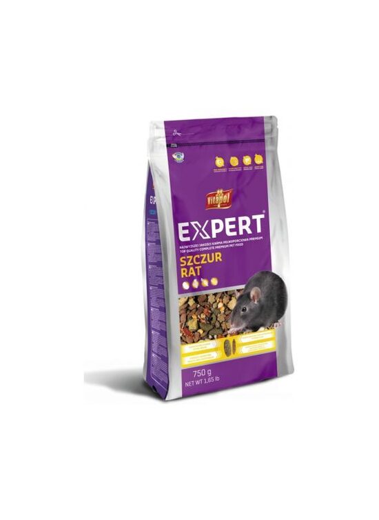 Vitapol EXPERT Rat 750 g - pilnvertīga barība žurkām 