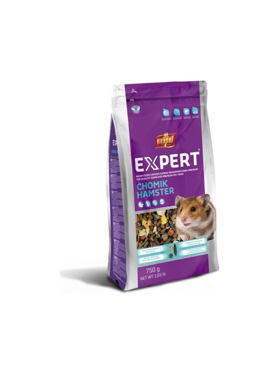 Vitapol EXPERT Hamster 750 g - pilnvertīga barība kāmjiem 