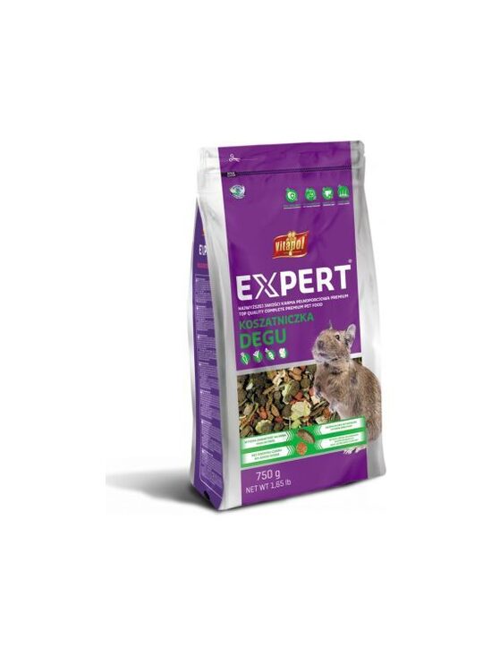 Vitapol EXPERT Degu 750 g - pilnvertīga degu barība 