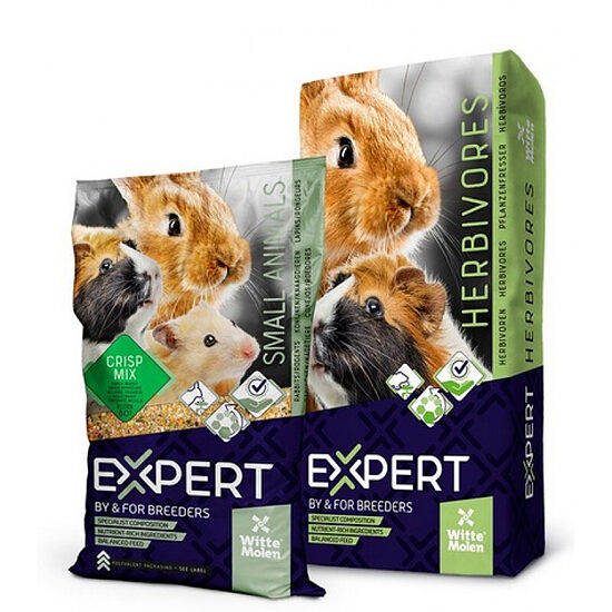 Witte Molen Expert Crisp Mix, 15kg - muslis bez zāles granulām visiem grauzējiem
