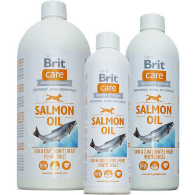 BRIT CARE Salmon Oil 500 ml — кормовая добавка для собак (лососевое масло)
