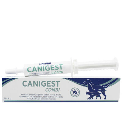TRM Canigest Combi 32ml - probiotiku piedeva pret caureju un gremošanas/ zarnu trakta darbības normalizēšanai suņiem un kaķiem