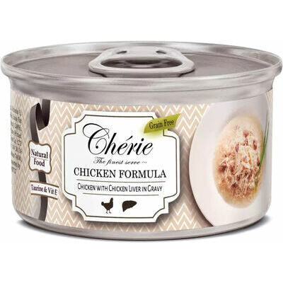 Cherie Cat Chicken with Chicken Liver in Gravy 80 g