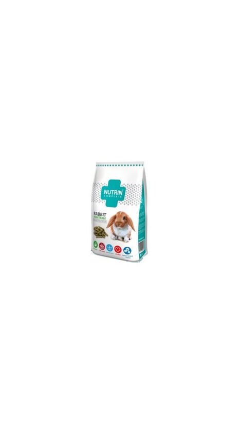 NUTRIN Complete Rabbit Vegetable 400 g - COMPLETE EXTRUDED FOOD WITH VEGETABLES FOR RABBITS FROM 8 MONTHS OF AGE