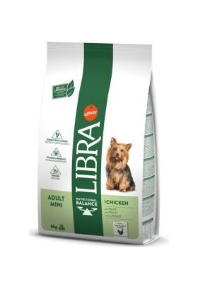 LIBRA DOG ADULT MINI CHICKEN 8KG - sausā barība mazo šķirņu pieaugušiem suņiem, ar vistu