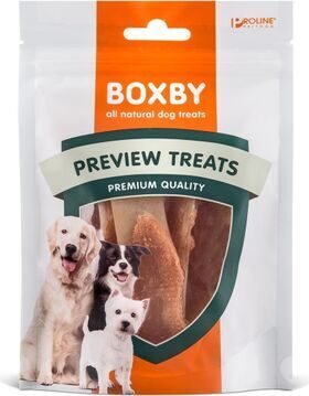 Boxby Preview Treats Duck 90gr - zobus attīrošas sloksnes ar pīles gaļu
