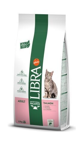 LIBRA CAT ADULT SALMON 12kg - - pilnvērtīga barība pieaugušiem kaķiem, ar lasi